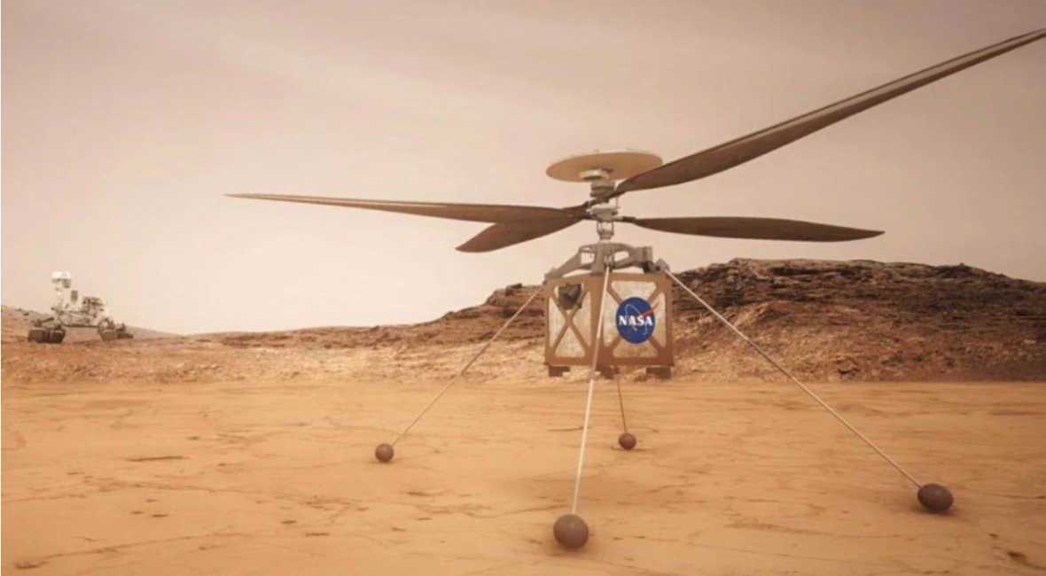 پرواز هلیکوپتر در مریخ