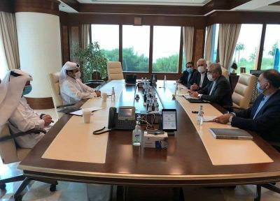 خبرنگاران وزیر نیرو با وزیر مشاور در امور انرژی قطر ملاقات کرد