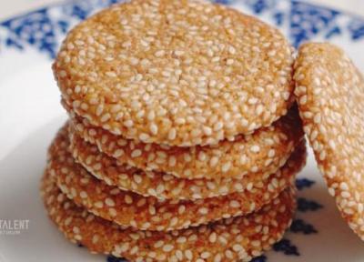 طرز تهیه کوکی ارده عسلی