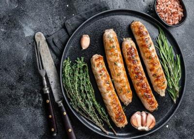 طرز تهیه سوسیس مرغ
